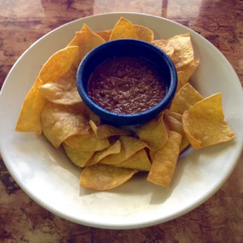 Campfire Grill Texas Kitchen - This salsa was amazing and the chips are homemade! - Comfort Food Near Me - Watauga, Texas