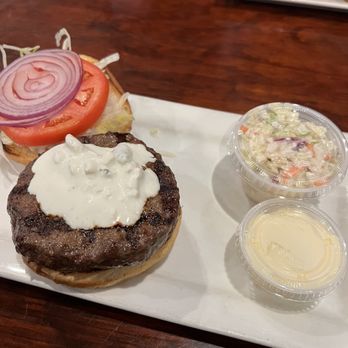 Billy's Tavern - Claimed this is a blackened hamburger. - Pubs Near Me - Davie, Florida Billy's Tavern - Claimed this is a blackened hamburger. - Pubs Near Me - Davie, Florida