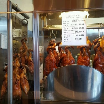 Chefs Wok - Fresh duck hanging - Dim Sum Near Me - Alameda, California