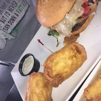 Fronk's - Beer. Altered corn on the cob. Not a good pic - Burgers Near Me - Bellflower, California