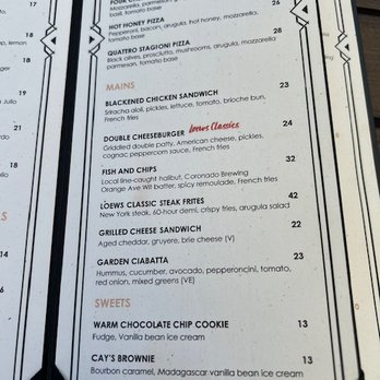 Cays Lounge - a menu lunch page - New American Near Me - Coronado, California Cays Lounge - a menu lunch page - New American Near Me - Coronado, California
