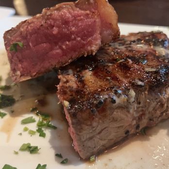 Maggie McFly's - New York strip (supposed to be medium rare but it's more on the rare side) - New American Near Me - Glastonbury, Connecticut Maggie McFly's - New York strip (supposed to be medium rare but it's more on the rare side) - New American Near Me - Glastonbury, Connecticut