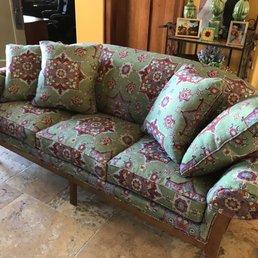 Kilim reupholstered couch Kilim reupholstered couch