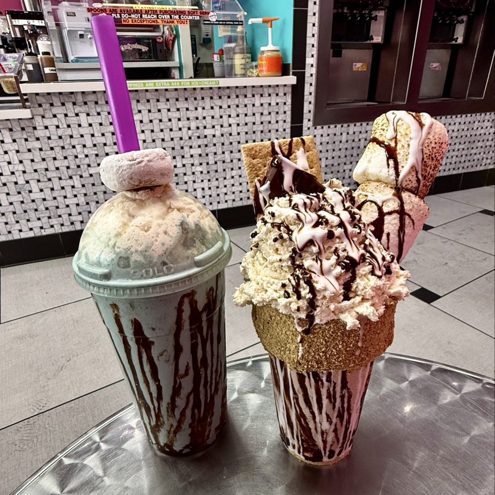 Custom creation Mega Monster size and the "Give Me S'mores" Monster size.