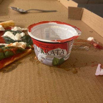 Uva Enoteca - The can of burrata we had to put on the crust ourselves - Italian Near Me - San Francisco, California Uva Enoteca - The can of burrata we had to put on the crust ourselves - Italian Near Me - San Francisco, California