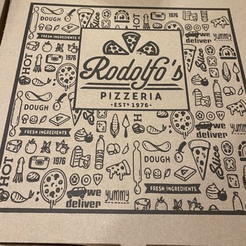 Rodolfo's Restaurant & Pizzeria - Rodolfo's branded pizza box - Pizza Near Me - South Plainfield, New Jersey Rodolfo's Restaurant & Pizzeria - Rodolfo's branded pizza box - Pizza Near Me - South Plainfield, New Jersey