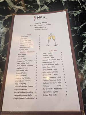 Menu photo 1 Mito Brooklyn, NY