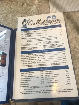 Menu photo 2 Gulf Stream Restaurant Carolina Beach, NC Menu photo 2 Gulf Stream Restaurant Carolina Beach, NC