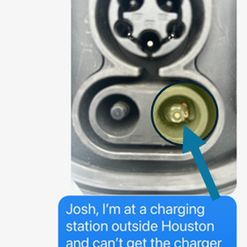 Autos Of Dallas - Damaged & inoperable DC (fast charge) port - Car Dealers Near Me - Plano, Texas