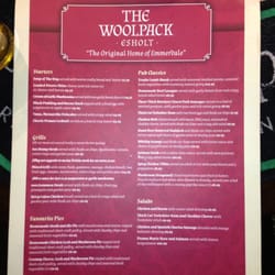 The Woolpack - The Menu
