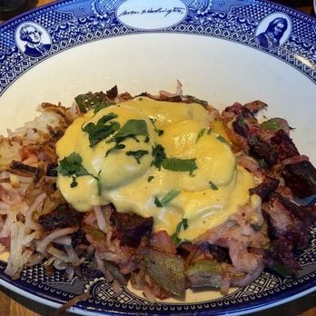Founding Farmers DC - Beet and goat cheese hash with poached egg and hollandaise sauce. - American Near Me - Washington, DC, District of Columbia Founding Farmers DC - Beet and goat cheese hash with poached egg and hollandaise sauce. - American Near Me - Washington, DC, District of Columbia