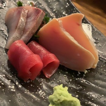 Mr Omakase - Assortment of sashimi - decent fish but not great - Sushi Bars Near Me - Miami, Florida