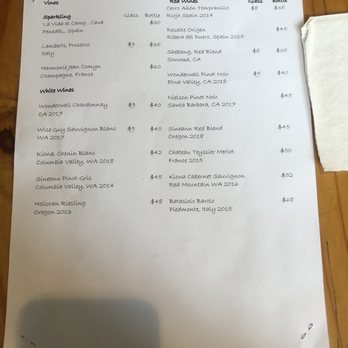 Estela - wine list - Caribbean Near Me - Rincón, Puerto Rico