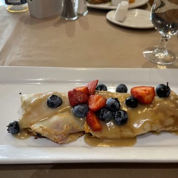 Sagamité - Three fruit crepes (minus bananas). - Canadian (New) Near Me - Quebec City, Quebec Sagamité - Three fruit crepes (minus bananas). - Canadian (New) Near Me - Quebec City, Quebec