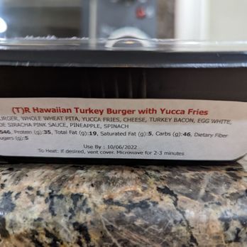Eat Clean - Turkey Burger and yucca fries - Food Delivery Services Near Me Eat Clean - Turkey Burger and yucca fries - Food Delivery Services Near Me