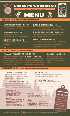 Menu photo 1 Luckey's Woodsman Sisters, OR