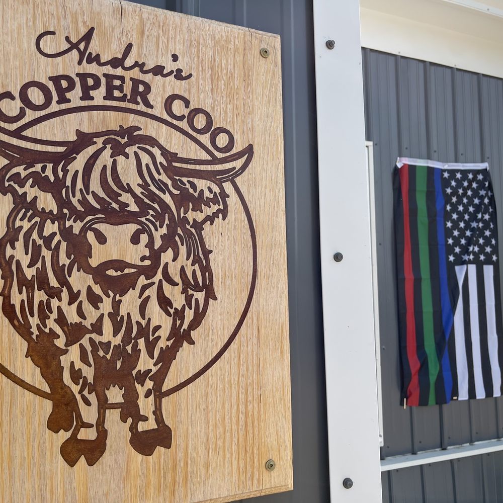 Audra's Copper Coo - Signage - Coffee & Tea Near Me - Thermopolis, Wyoming Audra's Copper Coo - Signage - Coffee & Tea Near Me - Thermopolis, Wyoming