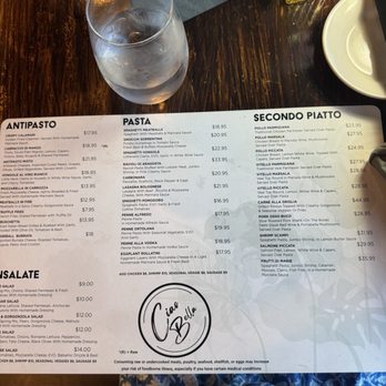 Ciao Bella - Menu - Italian Near Me - Charleston, South Carolina Ciao Bella - Menu - Italian Near Me - Charleston, South Carolina