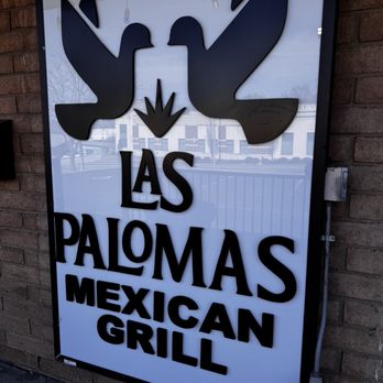 Las Palomas Mexican Grill - Front entrance sign - Mexican Near Me - Overland Park, Kansas