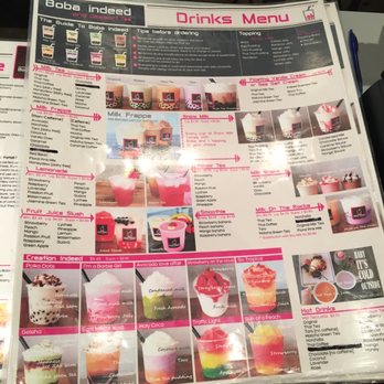 Boba Indeed - Drinks menu - Desserts Near Me - Downey, California
