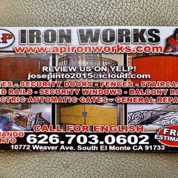 Ap Ironworks - Armando is super professional and efficient! - Metal Fabricators Near Me - El Monte, California
