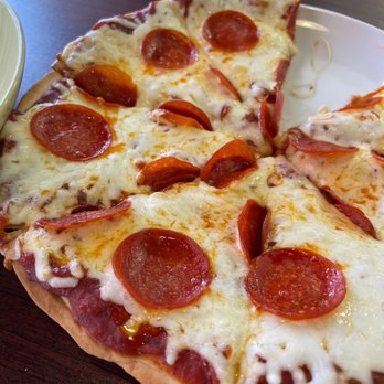 Get Fresh Cafe - Pepperoni Pizza w/ extra Mozzarella. Liked it! - Sandwiches Near Me - Lancaster, California