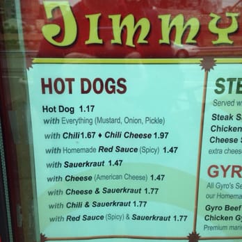 Jimmy's Doggie Stand - Hot dog menu. - Fast Food Near Me - Phillipsburg, New Jersey Jimmy's Doggie Stand - Hot dog menu. - Fast Food Near Me - Phillipsburg, New Jersey