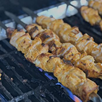 Mint Kitchen - Chicken shish kabob on the grill - Caterers Near Me - Tucker, Georgia Mint Kitchen - Chicken shish kabob on the grill - Caterers Near Me - Tucker, Georgia