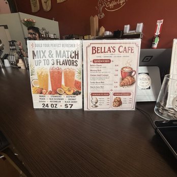 Bella's Coffee Cafe - The menu for Food in a promotion. - Cafes Near Me - St. Louis, Missouri Bella's Coffee Cafe - The menu for Food in a promotion. - Cafes Near Me - St. Louis, Missouri