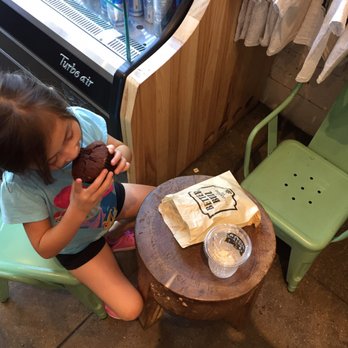 Better Buzz Coffee Encinitas - A itty bitty corner for the little one eating a chocolate   cupcake - Coffee & Tea Near Me - Encinitas, California