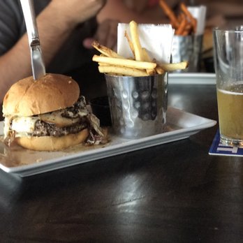 Engine No 9 - So delicious... love the added sausage. - Burgers Near Me - Saint Petersburg, Florida Engine No 9 - So delicious... love the added sausage. - Burgers Near Me - Saint Petersburg, Florida