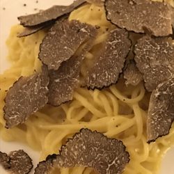 Ristorante di Porta Tessenaca-Privilegio N. 1 - The pasta in salted butter and shaved black truffles. Best pasta in Gubbio and years!