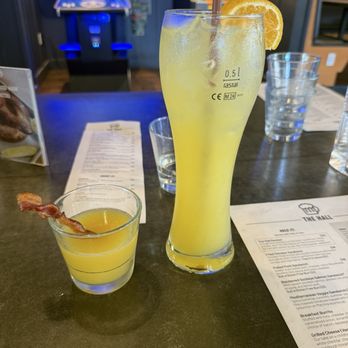 Moss Bay Hall - Breakfast shit and a house mimosa. - Comfort Food Near Me - Kirkland, Washington Moss Bay Hall - Breakfast shit and a house mimosa. - Comfort Food Near Me - Kirkland, Washington