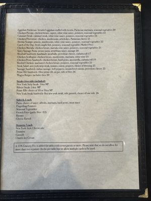 Menu photo 2 Nona’s Restaurant Lodi, CA Menu photo 2 Nona’s Restaurant Lodi, CA
