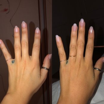 Nail Shadow Buckhead - Photo on left is nail service from a different salon. Photo on right is nail shadow. The difference is uncanny. Nail shadow all the way. - Nail Salons Near Me - Atlanta, Georgia