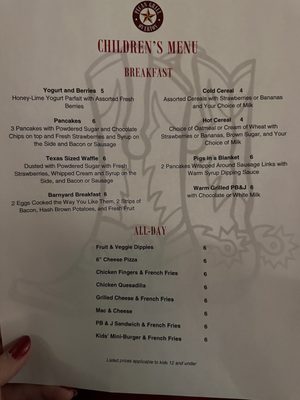 Menu photo 4 Pecan Grill Lubbock, TX
