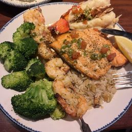 Grilled Lobster, Shrimp & Salmon Grilled Lobster, Shrimp & Salmon