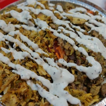 Jones Fried Chicken - lamb over rice - Halal Near Me - Houston, Texas Jones Fried Chicken - lamb over rice - Halal Near Me - Houston, Texas