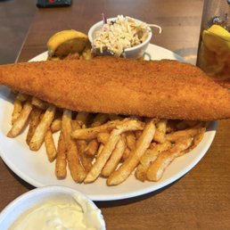 looks better than it was. Think, fishy, overcooked and greasy looks better than it was. Think, fishy, overcooked and greasy