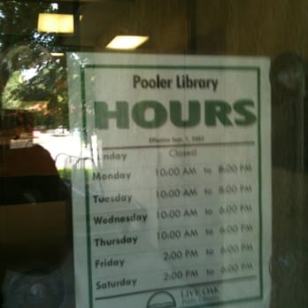 Live Oak Pooler Library - Hours - Libraries Near Me - Pooler, Georgia Live Oak Pooler Library - Hours - Libraries Near Me - Pooler, Georgia