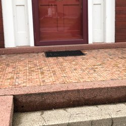 FedEx Ship Center - My porch with address CLEARLY ON MY DOOR!