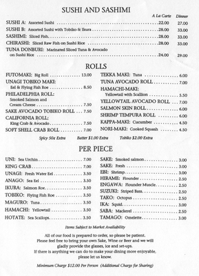 Menu photo 7 Sagami Collingswood, NJ