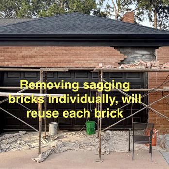 Smiley's Masonry - Removing each brick, will clean and reuse. Great attention to detail. - Masonry/Concrete Near Me - Portsmouth, Virginia Smiley's Masonry - Removing each brick, will clean and reuse. Great attention to detail. - Masonry/Concrete Near Me - Portsmouth, Virginia