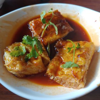 Spices 3 - Tofu pockets in Sesame sauce - Szechuan Near Me - Oakland, California Spices 3 - Tofu pockets in Sesame sauce - Szechuan Near Me - Oakland, California
