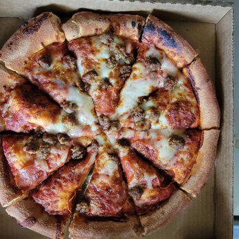 Shakey's Pizza Parlor - 12in pan pizza with pepperoni and sausage. Where's the pepperoni and cheese ? - Pizza Near Me - Escondido, California Shakey's Pizza Parlor - 12in pan pizza with pepperoni and sausage. Where's the pepperoni and cheese ? - Pizza Near Me - Escondido, California