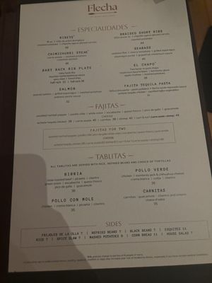 Menu photo 8 Flecha Cantina Huntington Beach, CA