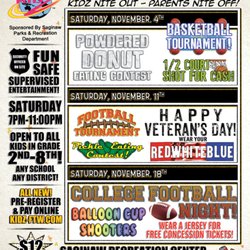 Planet Kidz Saginaw - November Events