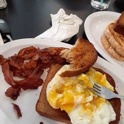 Sweeney's - Eggs, toast, and more bacon. I wouldn't share either!!!