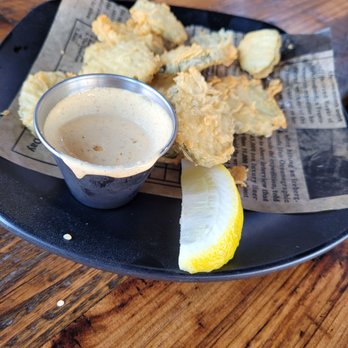 Whiskey 'N Rye Smokehouse - Fried pickles - Barbeque Near Me - Solvang, California Whiskey 'N Rye Smokehouse - Fried pickles - Barbeque Near Me - Solvang, California