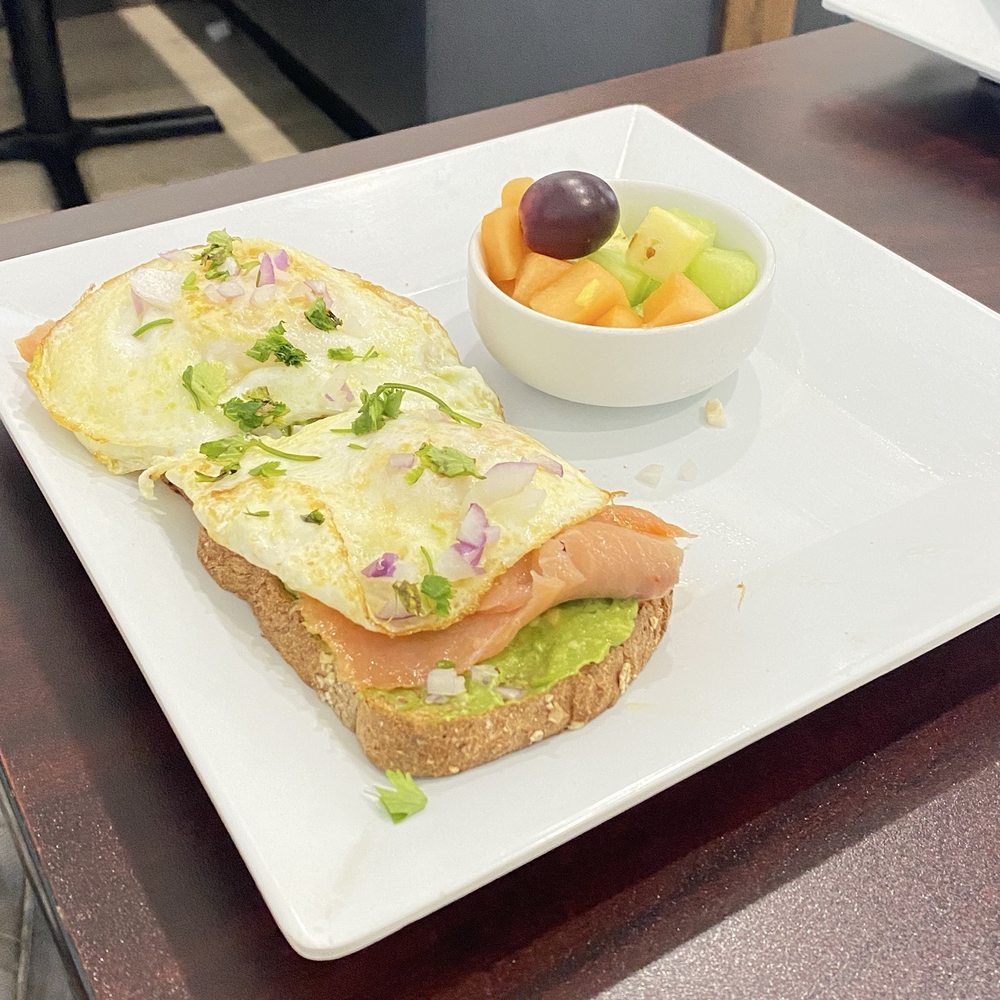 The Colony Cafe - Avocado Salmon Toast - Breakfast & Brunch Near Me - The Colony, Texas